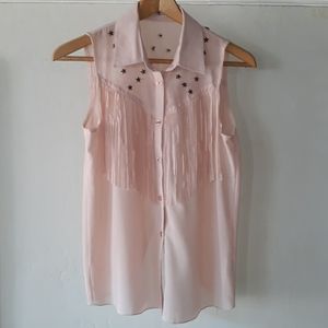 Urban wear western tank top